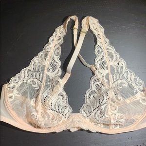 Natori wireless feathers bra 36B/C NWOT